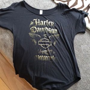 Flowy Harley Davidson shirt